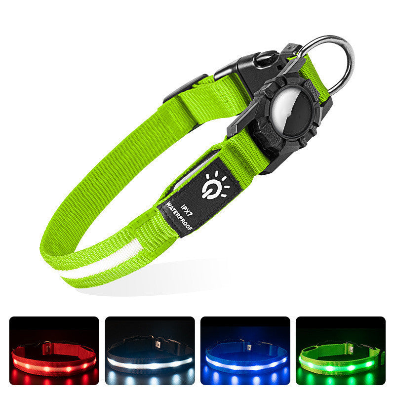 Collier Connecté Étanche pour Animaux – Emplacement AirTag Intégré