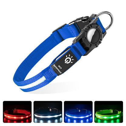 Collier Connecté Étanche pour Animaux – Emplacement AirTag Intégré