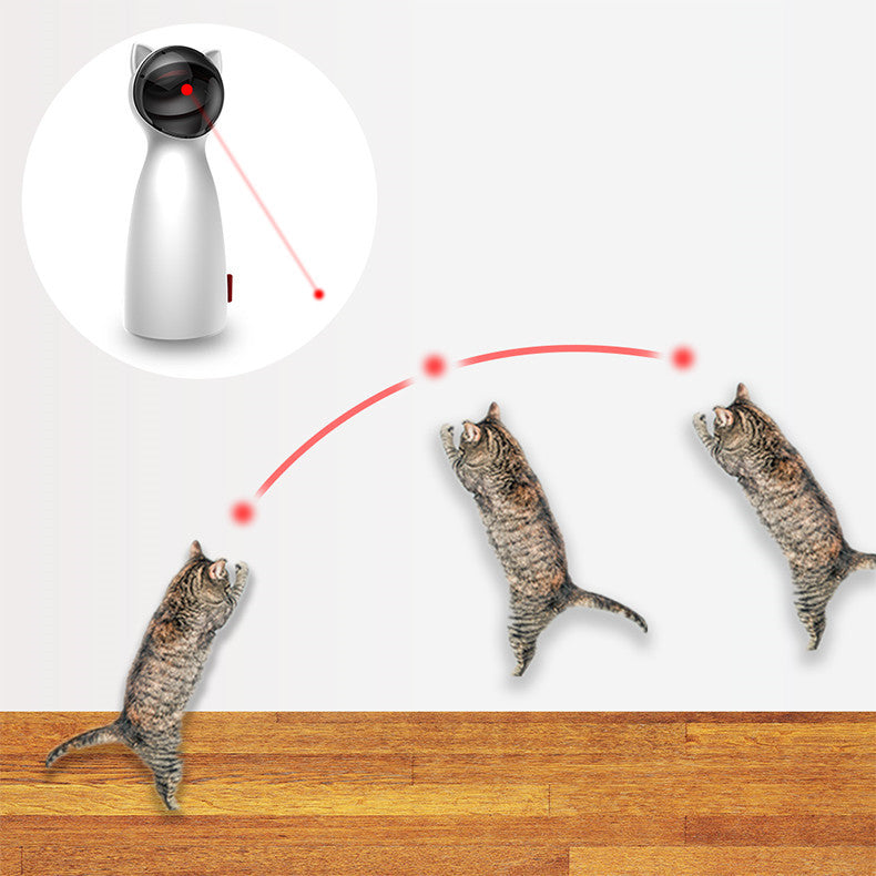 Jouet Laser Automatique pour Chat – Interactif & LED