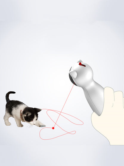 Jouet Laser Automatique pour Chat – Interactif & LED