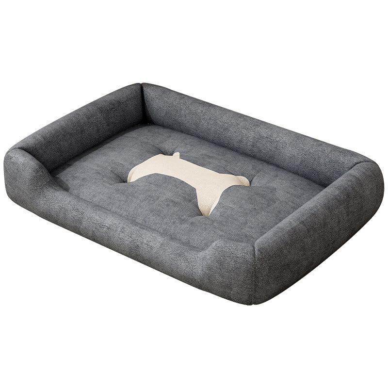 Panier pour Chien et Chat avec Coussin Amovible et Réversible