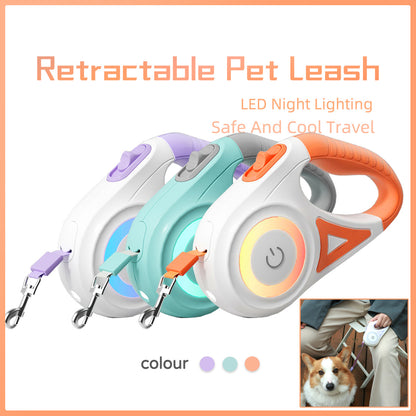 Laisse et Collier Automatiques pour Chiens et Chats – Traction et Spotlight