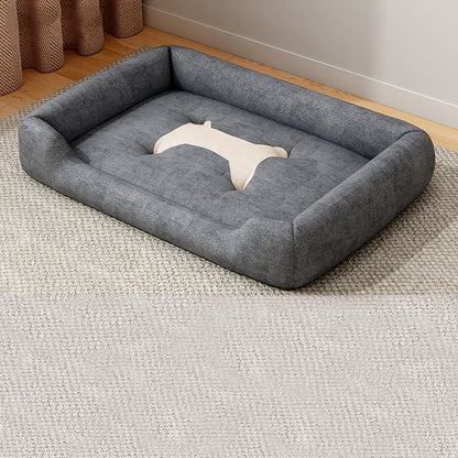 Panier pour Chien et Chat avec Coussin Amovible et Réversible