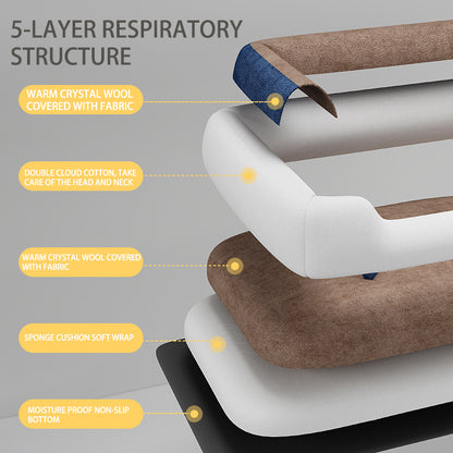 Panier pour Chien et Chat avec Coussin Amovible et Réversible