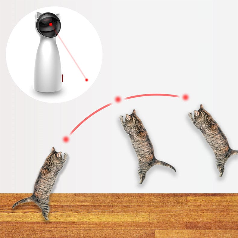 "Jouet Laser Automatique pour Chat – Interactif & LED Aventureanimale.com"