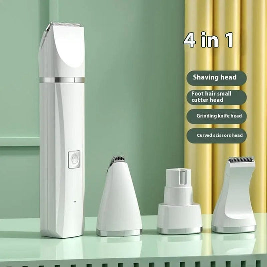 "\"Tondeuse Électrique Rechargeable pour Animaux – Multi-Lames\""