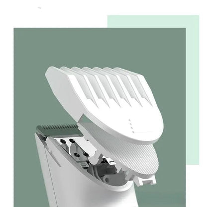 "\"Tondeuse Électrique Rechargeable pour Animaux – Multi-Lames\""