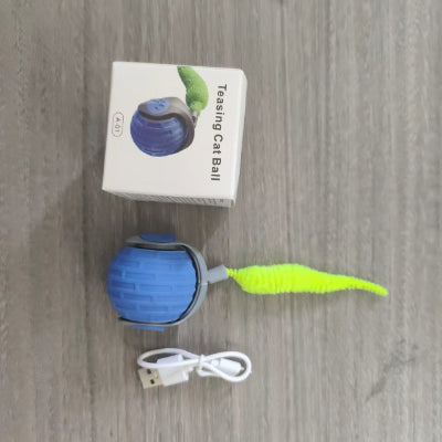 "\"Balle Électronique Rechargeable pour Chat – Jeu Interactif & Amusement Infini Aventureanimale.com\""