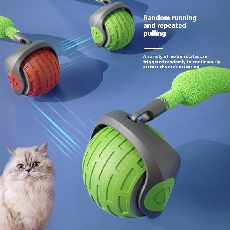 "\"Balle Électronique Rechargeable pour Chat – Jeu Interactif & Amusement Infini Aventureanimale.com\""