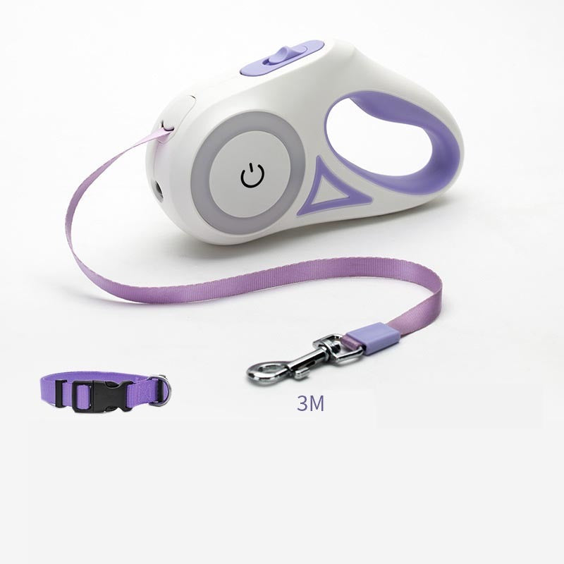 Laisse et Collier Automatiques pour Chiens et Chats – Traction et Spotlight