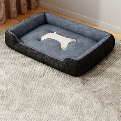 Panier pour Chien et Chat avec Coussin Amovible et Réversible