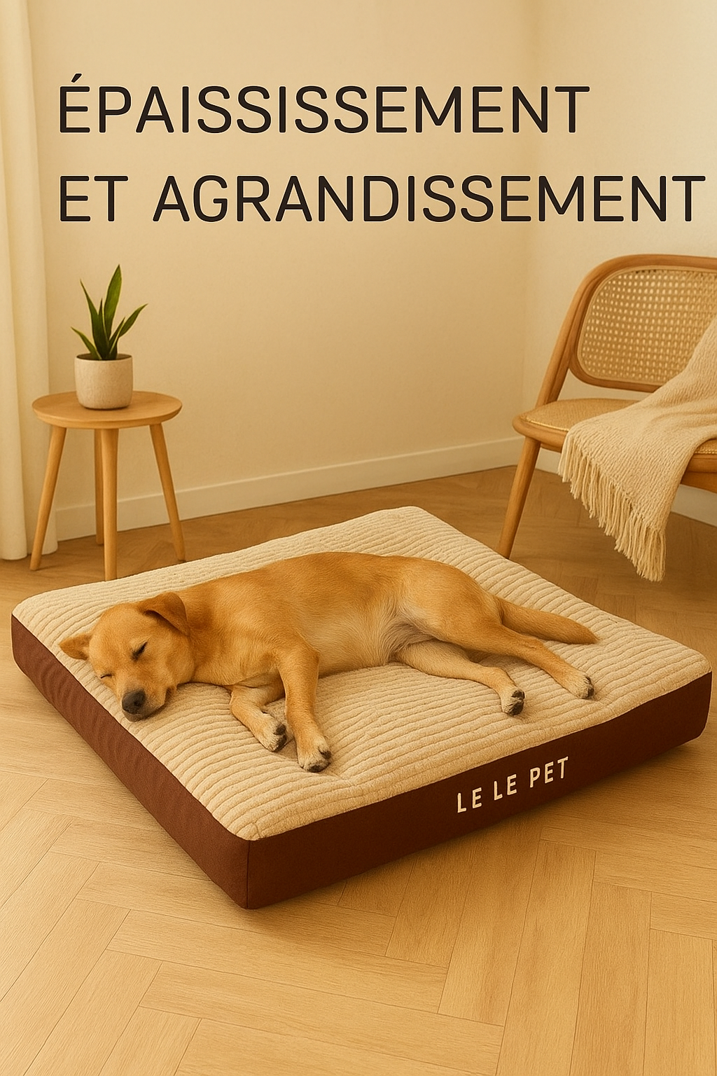 Panier Douillet pour Chien et Chat – Coussin & Couverture