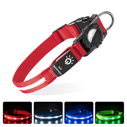 Collier Connecté Étanche pour Animaux – Emplacement AirTag Intégré