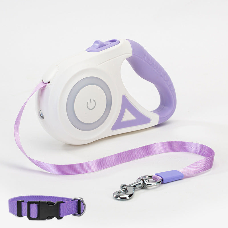 Laisse et Collier Automatiques pour Chiens et Chats – Traction et Spotlight